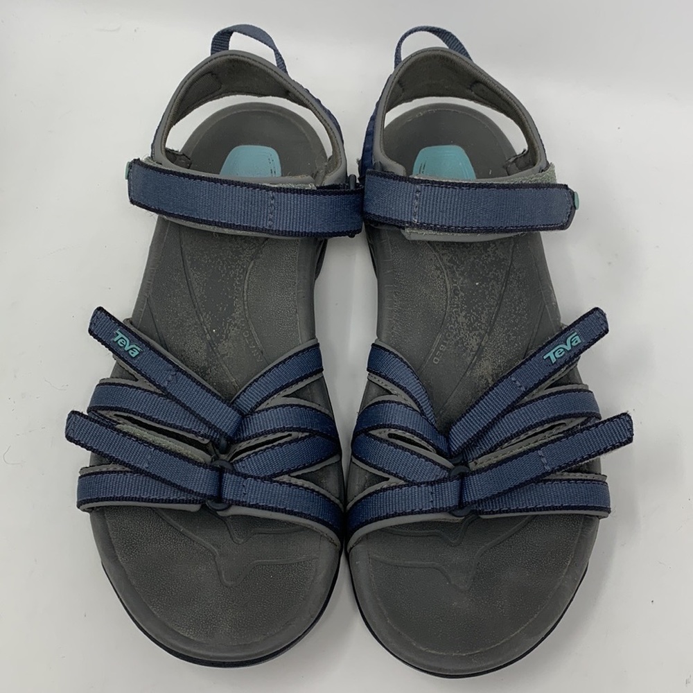 Teva Tirra Blue Outdoor Hiking Sandal Cushioned Quick Dry Comfort Walking - Picture 5 of 14